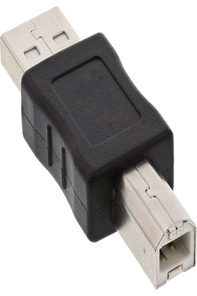 Adaptateur USB 2.0 en ligne Type A mâle / Type B mâle