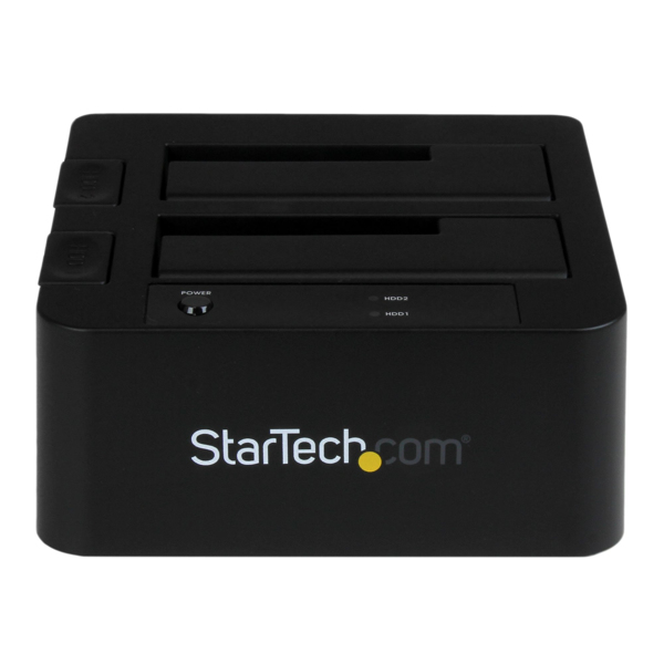 StarTech USB3.0/eSATA Dual 2.5/3.5in SATA Dock SDOCK2U33EB - SDOCK2U33EB