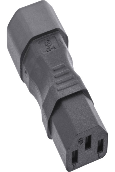 InLine IEC C14/C13 Power Adapter 3-pin - 16723A