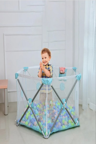 Parc pliable pour enfants Extralink K-461 140 x 68 cm
