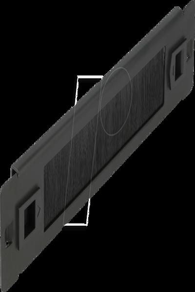 Delock Brush strip panel - rack mountable - 66343