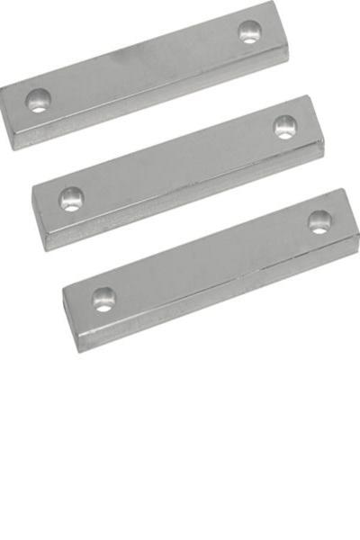 Kit de rails Hager 3xCu universUM30V4 support convertisseur 30x10x170mm étamé