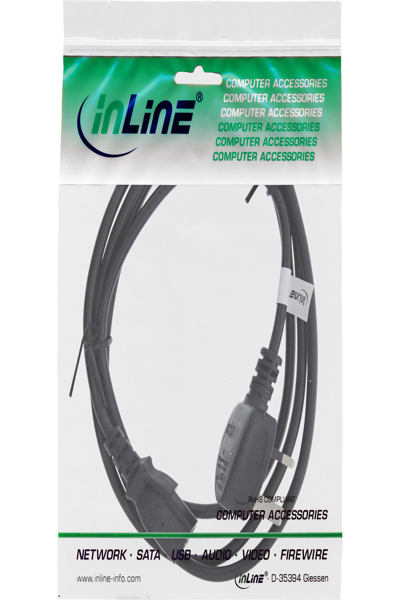 Câble d'alimentation en ligne mâle vers mâle C13 (5 m)