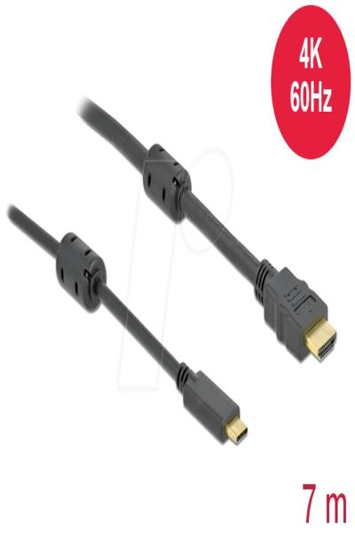 Delock Video-/ljudkabel - 24-stifts USB-C-hane till HDMI-hane - 85973