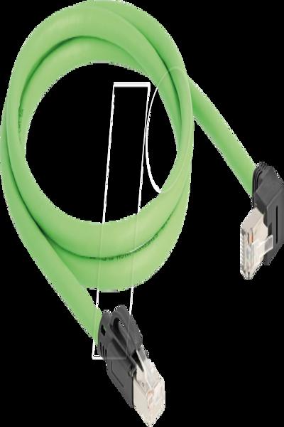 Câble patch Delock - RJ-45 (M) droit, sans accroc vers RJ-45 (M) coudé vers le bas