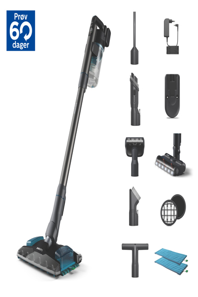 PHILIPS STICK VACUUM CLEANER 8000 SERIES CORDLESS AQUA PLUS BLUE
