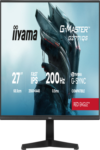 IIYAMA G-MASTER G2771QS-B1 27" FAST-IPS MONITOR - G2771QS-B1