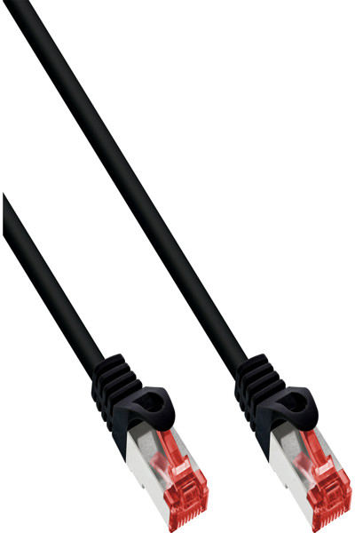 InLine Crossover PC to PC Direct Connect Cable S/FTP Cat.6 black 1m - 73601X