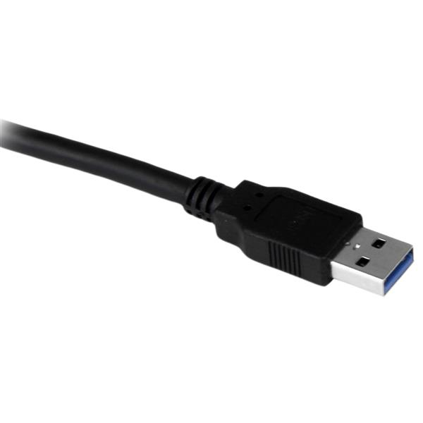 StarTech 5 ft Black Desktop USB3.0 Extension Cable - A to A M/F - USB extension cable - 9-pin USB Type A (M) - 9-pin USB Type A (W) - 1.5m (USB / USB2.0 / USB3.0) - Black (USB3SEXT5DKB) - USB3SEXT5DKB