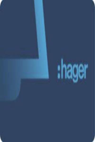 Carte Hager RTH310X pour lecteur de cartes de station extérieure