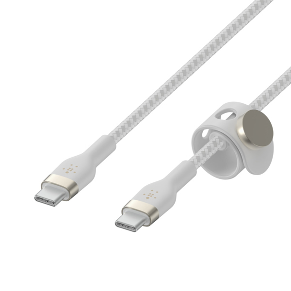 Belkin BOOST CHARGE USB-C to 2.0 Braided Silicon - CAB011BT2MWH