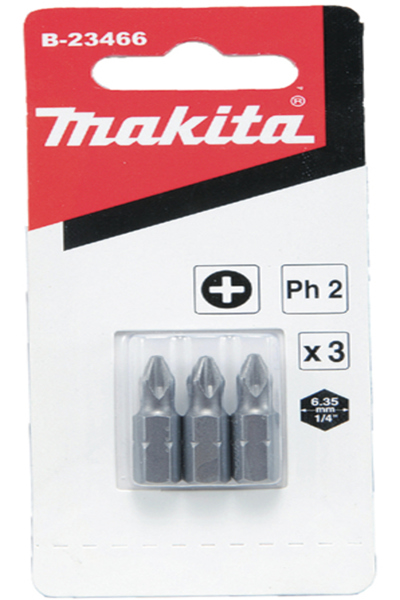 Makita Jeu d'embouts de tournevis 3 pièces