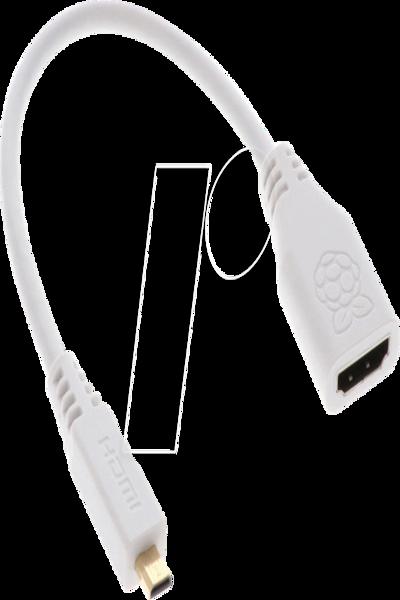 Adaptateur HDMI Raspberry Pi Pi[1x HDMI-Stecker D Micro - 1x HDMI-Buchse]