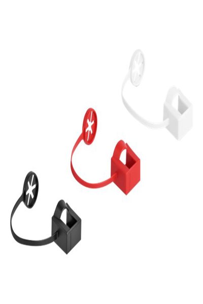 Delock Dammskydd - svart, vit, röd (50-pack) - 66973