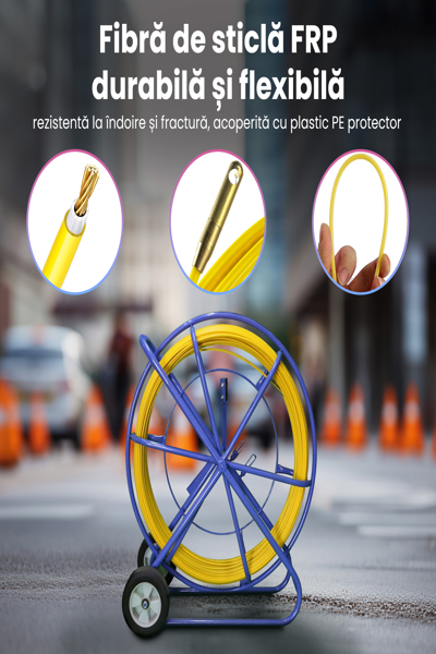 Buy Extralink Fiberglass Draw Rod Cable FRP 200m