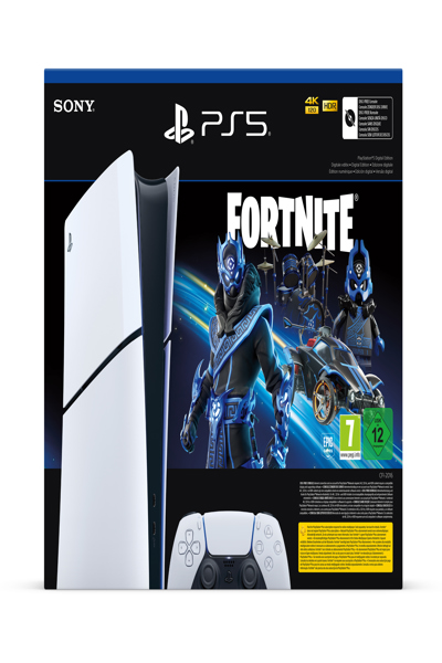 Sony PlayStation 5 Digital Edition Fortnite Svart-vit - 1000045171