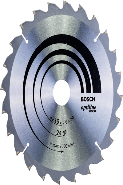 Bosch Optiline Wood Circular Saw Blades - Wood - 21.6 cm - Bosch - 385 g - 1 pc(s)