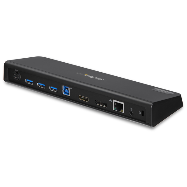 StarTech USB 3.0 Docking Station - Windows / macOS compatible - Dual displays, HDMI/ DisplayPort or 4K Ultra HD on one monitor - Docking Station - USB - HDMI, DP - GigE - for P/N: ARMBARDUO, ARMDUAL, ARMDUAL30, ARMSLIMDUO - USB3DOCKHDPC
