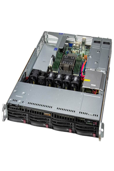 Supermicro SYS-511E-WR-G1 Hard Drive Server Rack Intel Xeon 4510
