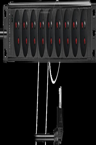 LogiLink 19" Steckdosenleiste 9fach Franz./Belg. Stand. TypE - PDU9F03