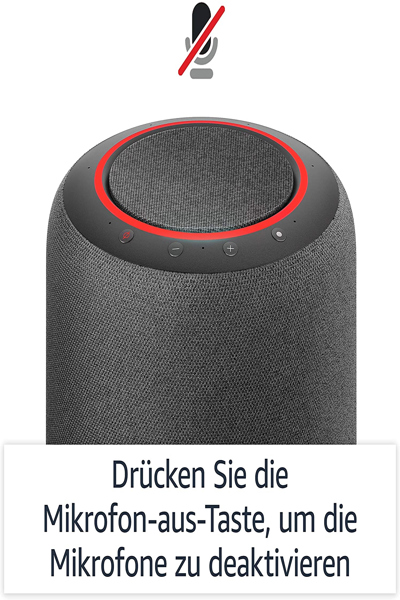 Amazon Echo Studio - Amazon Alexa - Cylinder - Black - Android,Fire OS,iOS - 5.1 cm - 2.5 cm - B07NQDHC7S