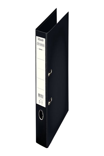 Esselte Leitz Plastik-Ordner Chromos DIN A4 80 mm schwarz 335222200