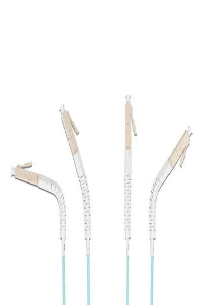 Câble réseau Delock - LC multimode (M) coudé vers LC multimode (M) coudé