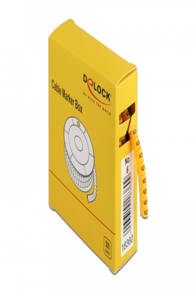 Delock Cable Marker Box, No. 6 - 18360