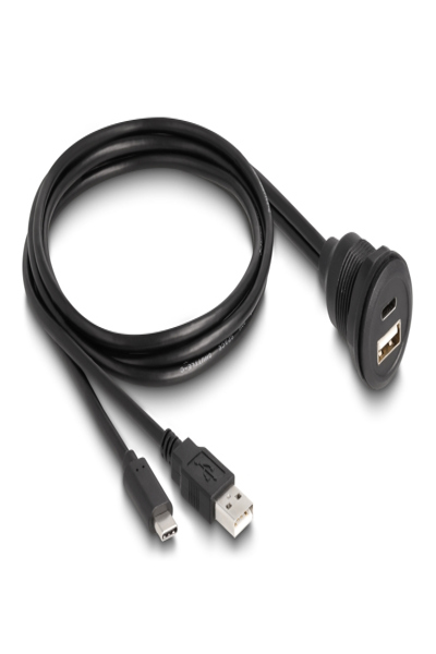 Câble USB Delock - USB, USB-C 24 broches (M) vers USB, USB-C 24 broches (F)