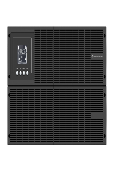 Conceptronic ZEUS USV 6000VA 6000W Online UPS,IEC EPO Port (ZEUS51E6K) - (Offline) UPS - 240 min