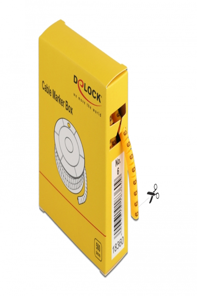 Delock Cable Marker Box, No. 6 - 18360