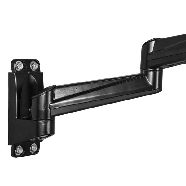 StarTech.com Wall-Mount Dual Monitor Arm - Articulating - 10 kg - 38.1 cm (15") - 61 cm (24") - 75 x 75 mm - 100 x 100 mm - Black - ARMDUALWALL