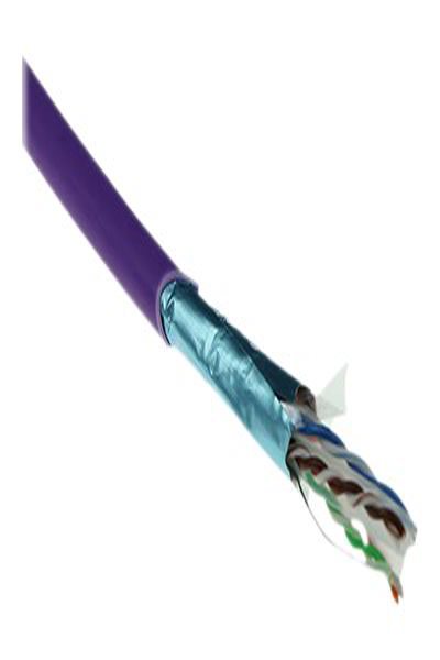 ACT Cat 6A F/UTP solid installation cable - LSZH - CPR euroclass ECA - 24AWG - violet 305 meter - 305 m - Cat6 - F/UTP (FTP) - Violet