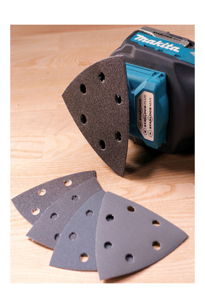 Makita B-21733 - Sanding plate - Manual sanding supply kit - Deburring - Finishing work - Glass - Stone - Black - 10 pc(s)