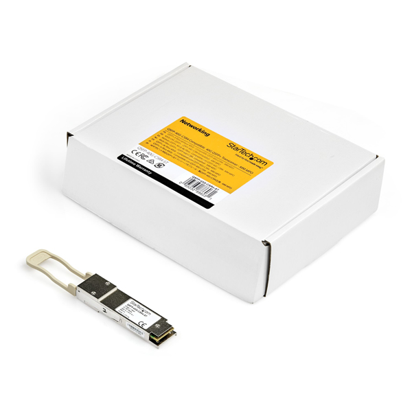QSFP-40G-CSR4-ST Transceiver Modul (QSFP Module, 40GBase-SR4 Cisco kompatibel, Glasfaser, 850nm, MPO Multimode mit DDM) ( QSFP-40G-CSR4-S - QSFP-40G-CSR4-ST