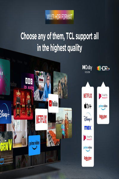 TCL V6C 43V6C TV 43" 4K ULTRA HD SMART WI-FI METALLIC - 43V6C