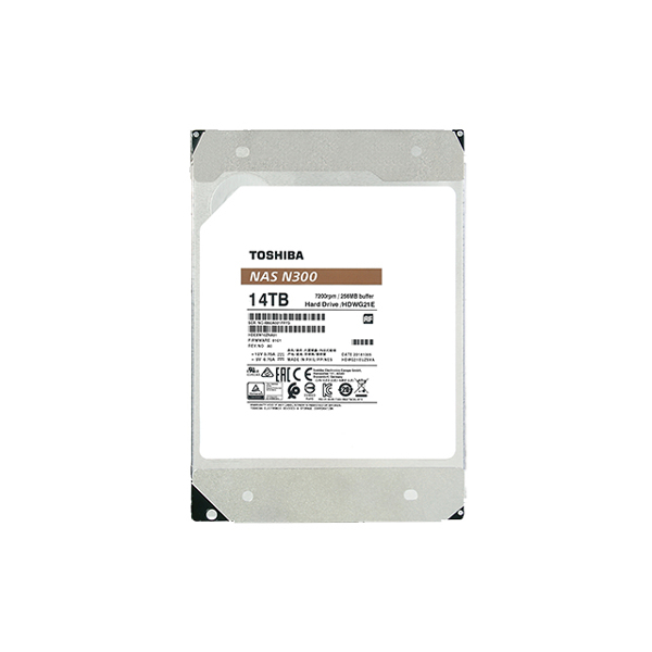 Toshiba N300 NAS - Hårddisk - 12 TB - HDWG21CUZSVA