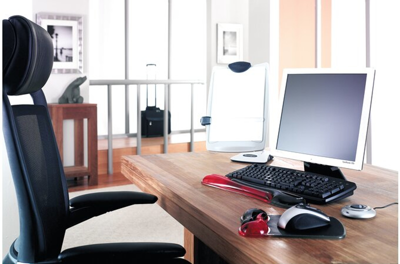 Duo Gel wave-shaped wrist rest - Kensington ergonomic mouse pad - 62402