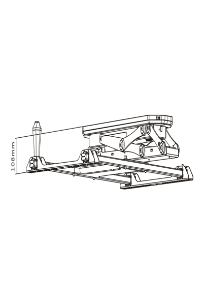 Support de plafond motorisé Multibrackets M 32-70 pouces