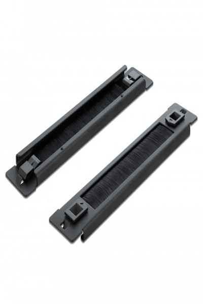 Delock Brush strip panel - rack mountable - 66343