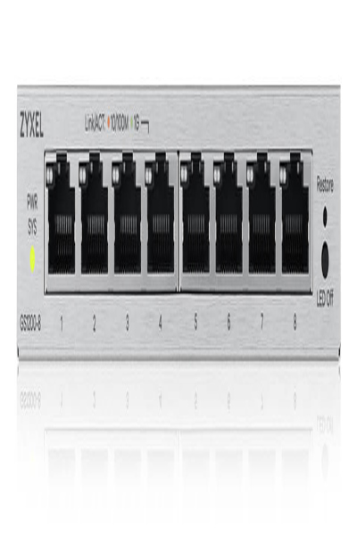 ZyXEL GS1200 Series GS1200-8 - Switch - intelligent - 8 x - Switch - 1 Gbps - GS1200-8V3-EU0101F