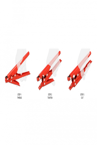 Delock Cable tie assortment box with cable tie installation tool 600 pieces assorted colours - Hook & loop cable tie - Metal - Plastic - Multicolour - 295 mm - 195 mm - 60 mm - 18640