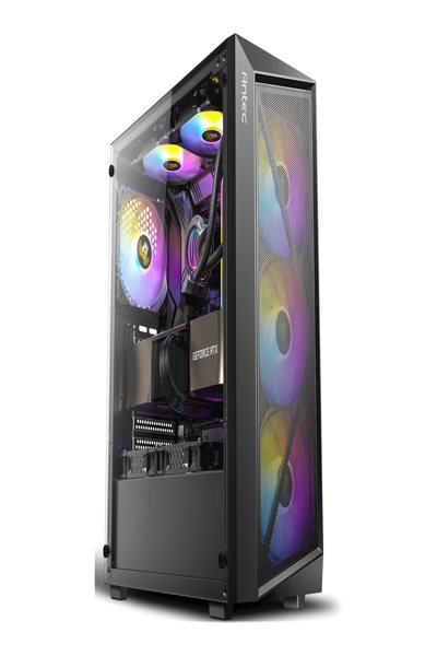 Antec AX67 ARGB Mid Tower Gaming Bl - Midi/Minitower - Mini tower - 0-761345-10207-0