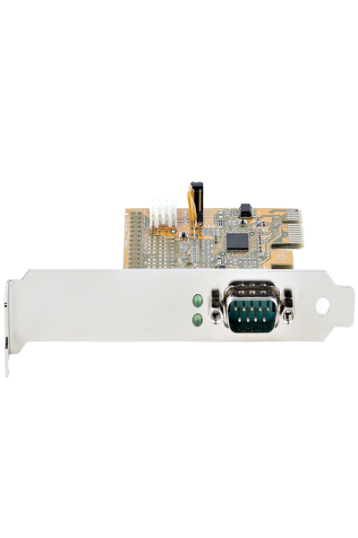 StarTech.com PCI Express Serial Card, PCIe to RS232 (DB9) Serial Interface Card, PC Serial Card with 16C1050 UART, Standard or Low Profile Brackets, COM Retention, For Windows & Linux - 11050-PC-SERIAL-CARD