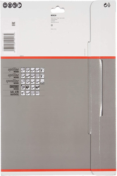 Bosch 2 608 640 623 - Wood - 21 cm - 3 cm - 1.8 mm - 2.8 mm - ATB (Alternate Top Bevel)