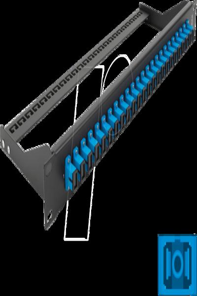 Delock Patch panel - rack mountable - 43380