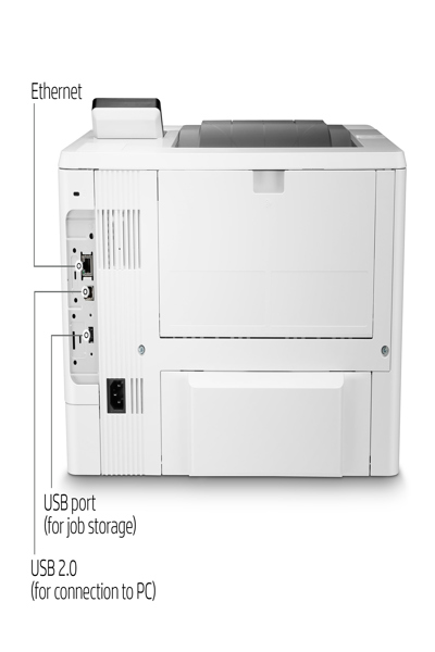 HP LaserJet Enterprise M507dn: Laser Printer, 43 ppm, Network Ready - 1PV87A#BAZ