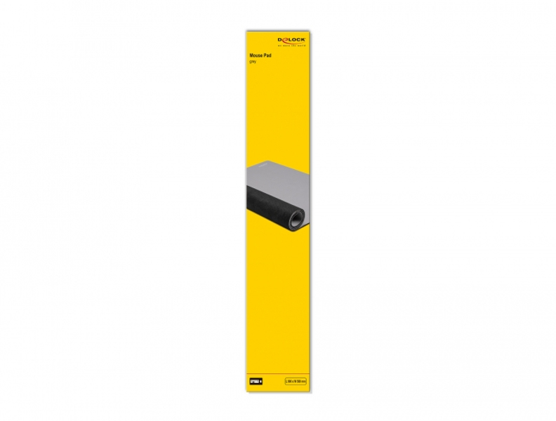 Delock musmatta 900 x 500 2 mm grå 12043 - 12043