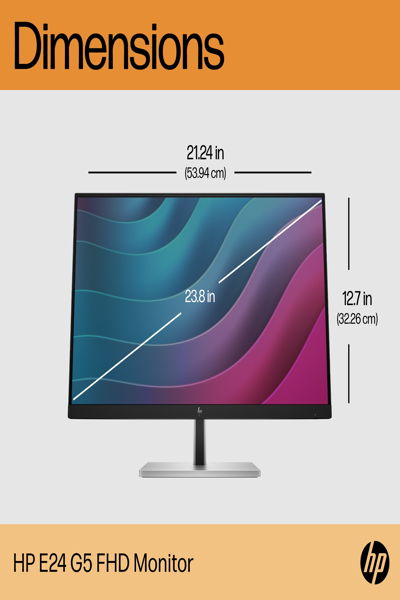 Moniteur HP E24 G5 FHD EMEA International