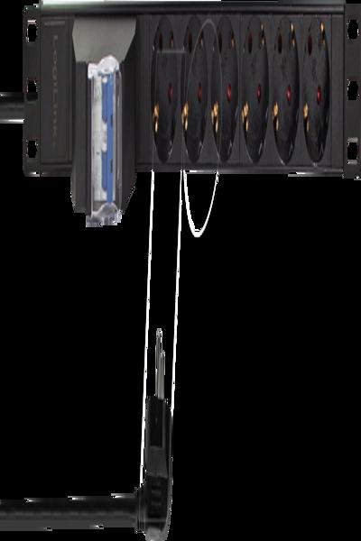 19" Power Strip 6-sockel 2-polig - PDU6C02